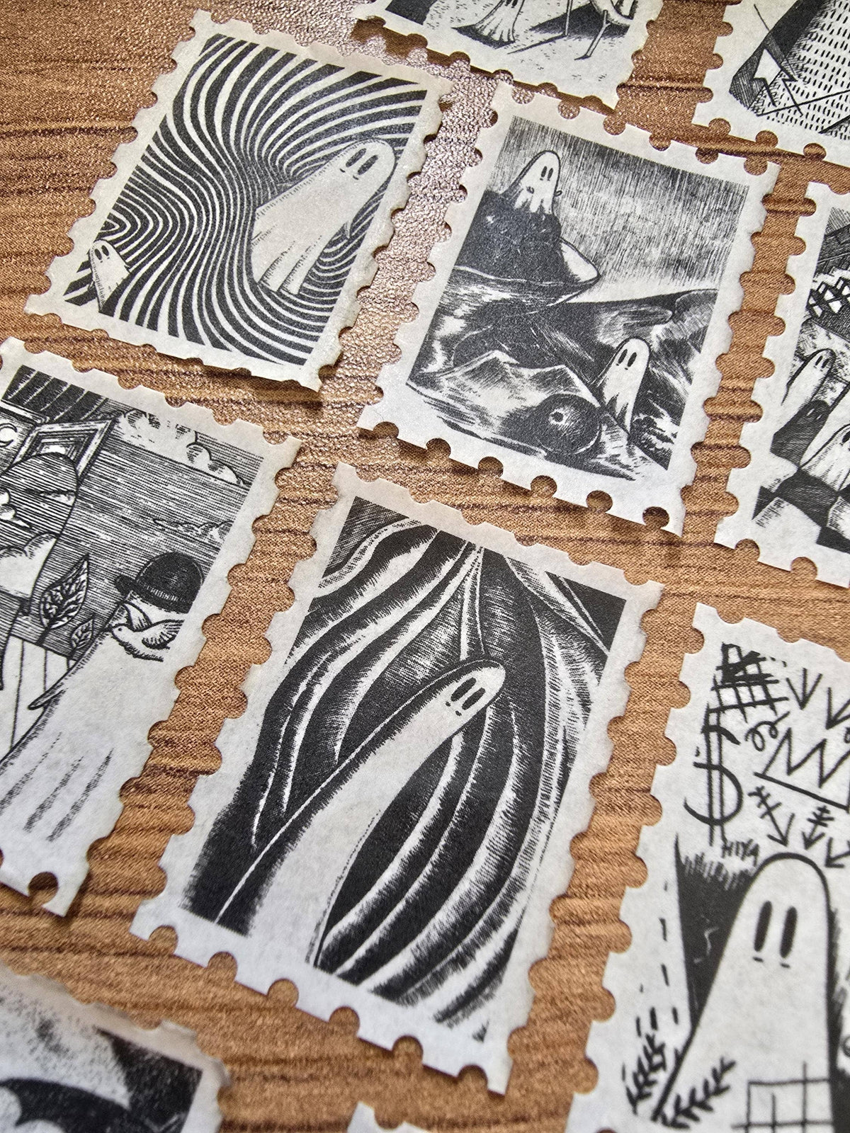 Creative Spirits No. 2 Ghosts of Art History stamp washi tape by Jon Turner