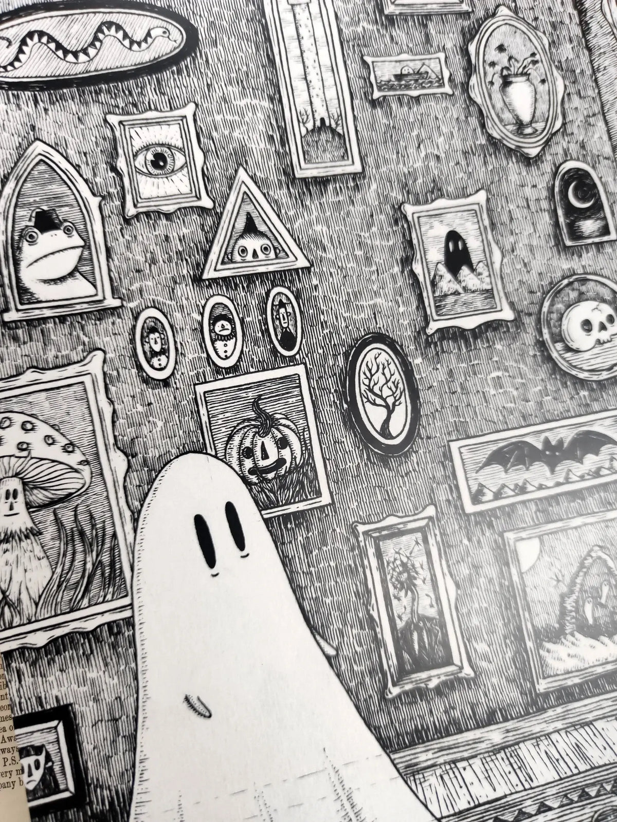 In My Room ghost gallery 8x10 art print by Jon Turner Illustration