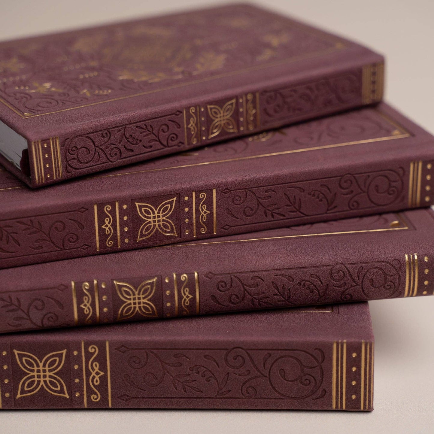 Storybook in Plum Notebook: Dot Grid / A5: 192 Pages