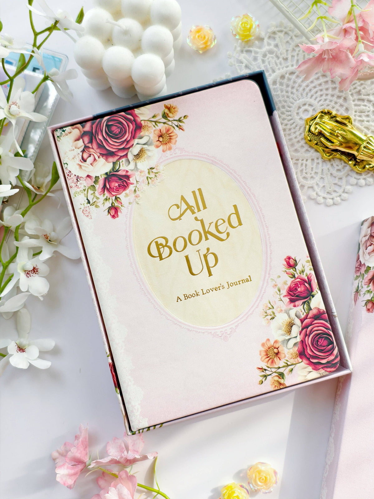 Romantic All Booked Up Reading Journal | A5 | 120 gsm