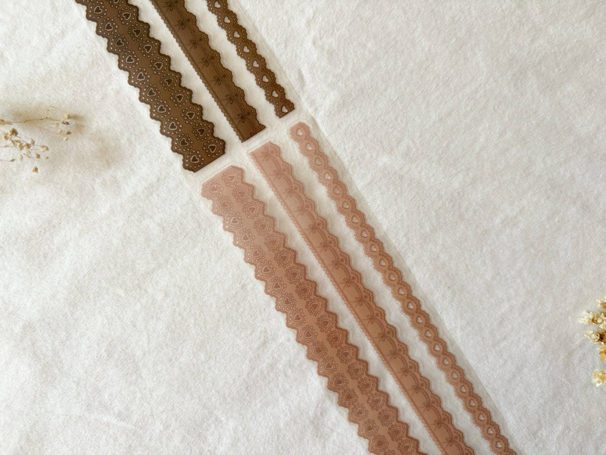 Taylor Ryan Design Lace Strips PET Tape kiss-cut