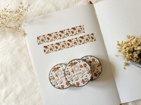 Taylor Ryan Design Roses Washi Tape