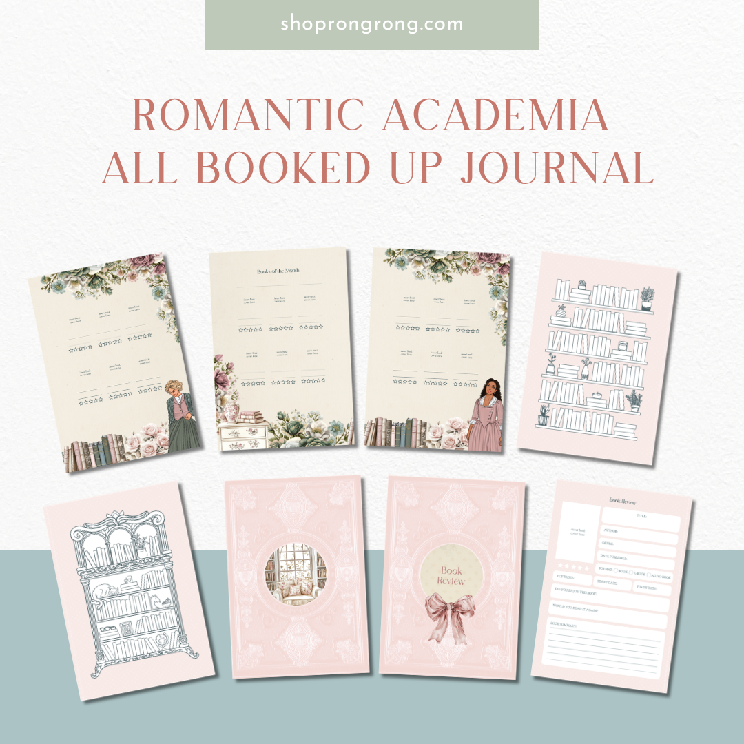 Romantic All Booked Up Reading Journal | A5 | 120 gsm
