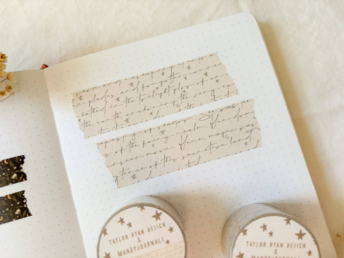 Taylor Ryan Design Fairytale Script Washi Tape