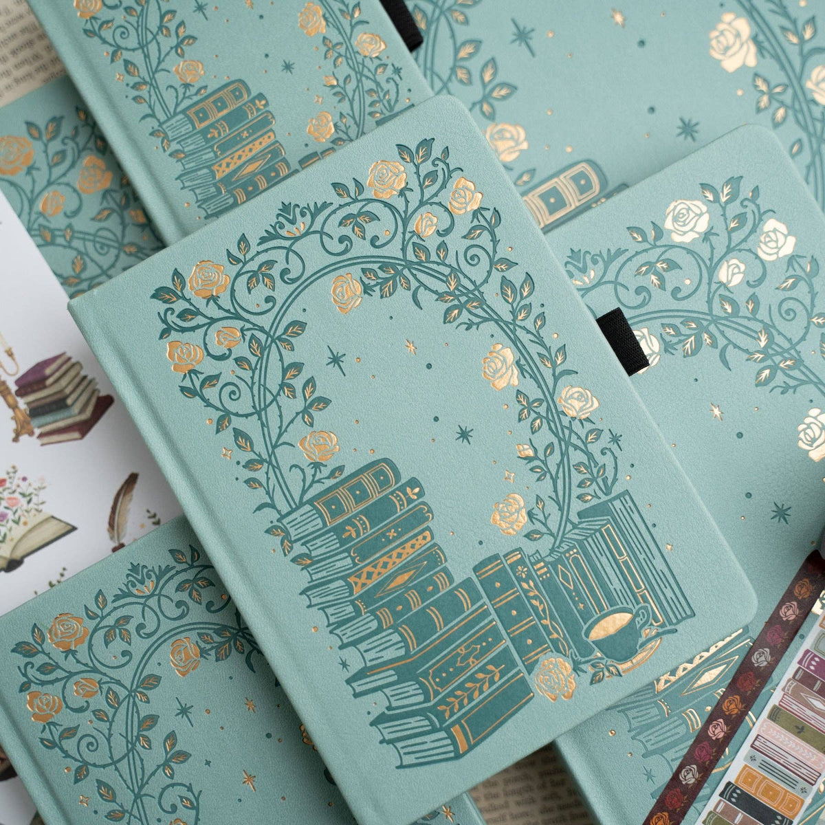 A5 Reading Journal: Books of Beauty