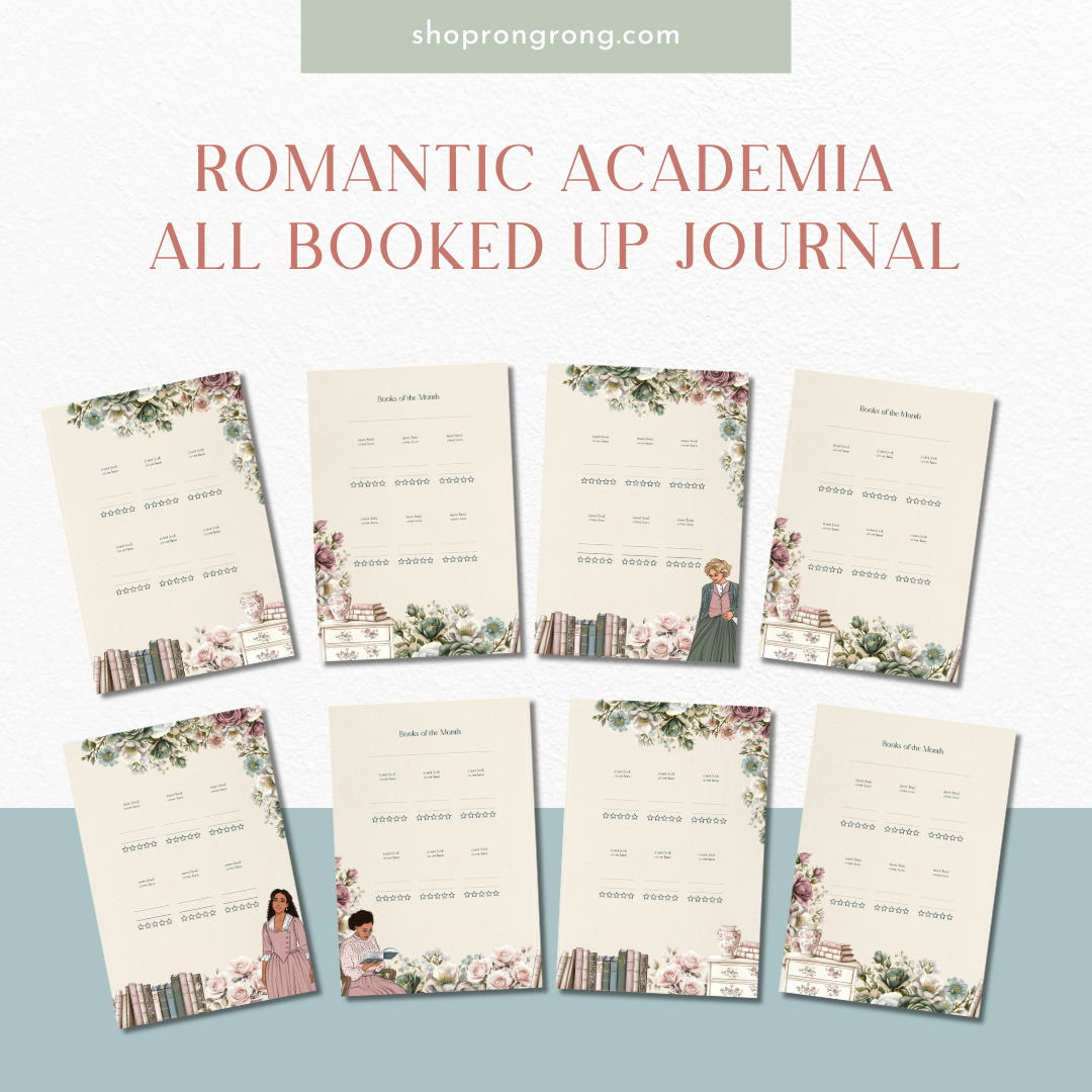 Romantic All Booked Up Reading Journal | A5 | 120 gsm