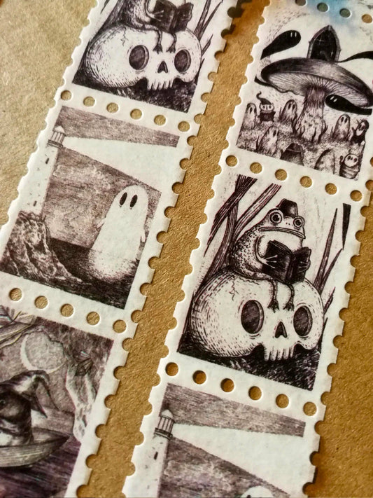 Fragments fantasy art stamp washi tape by Jon Turner Illustration