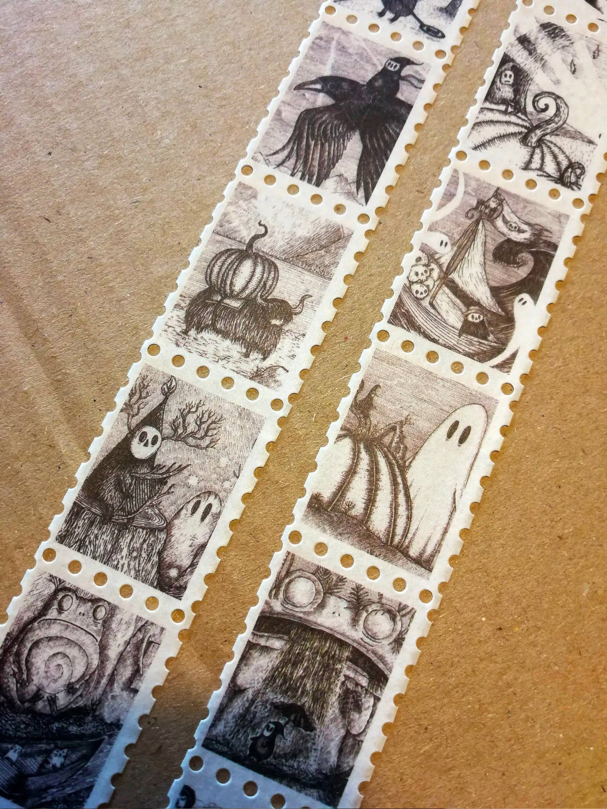 Fragments fantasy art stamp washi tape by Jon Turner Illustration