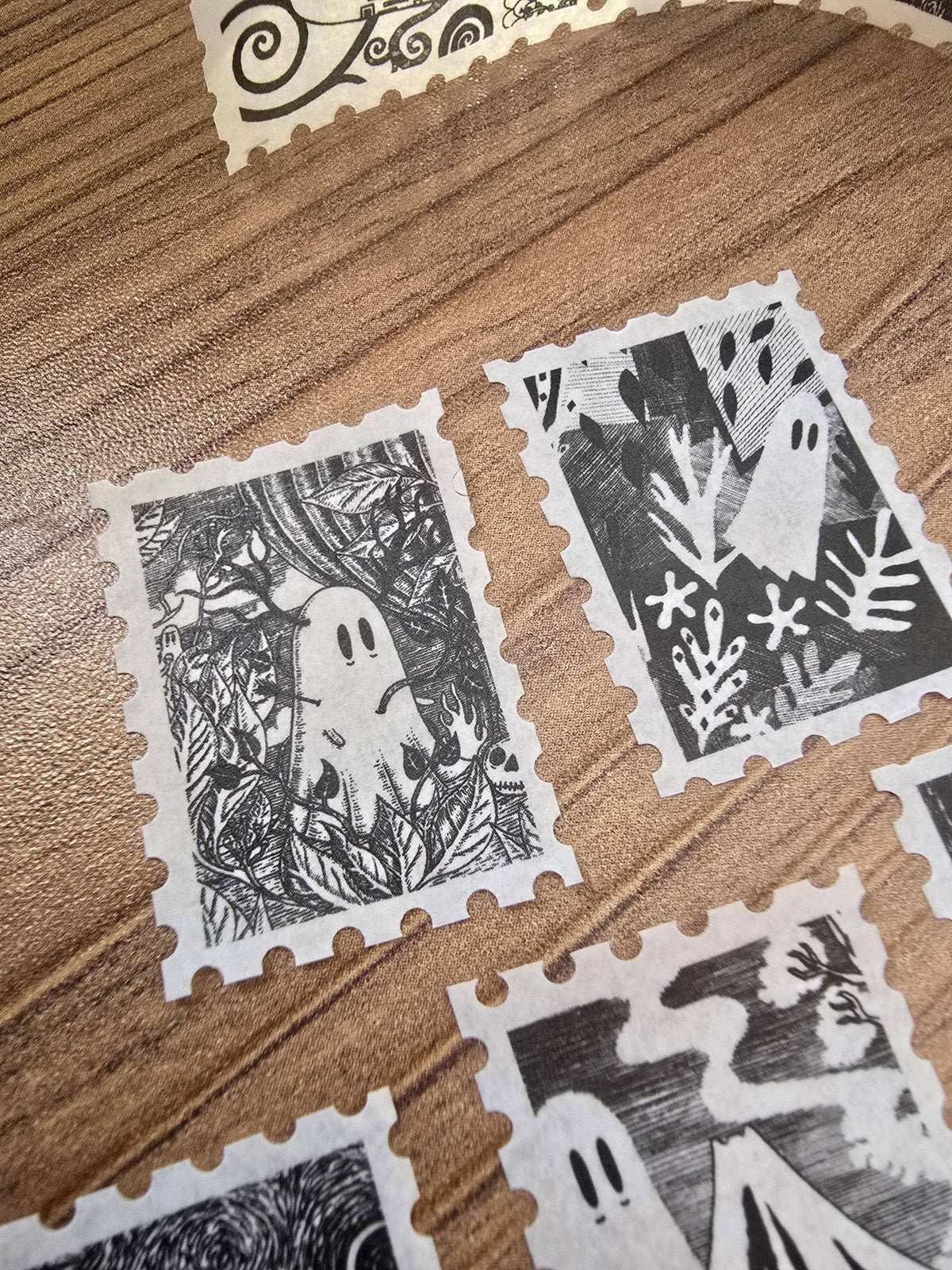 Creative Spirits No. 1 Ghosts of Art History stamp washi tape by Jon Turner
