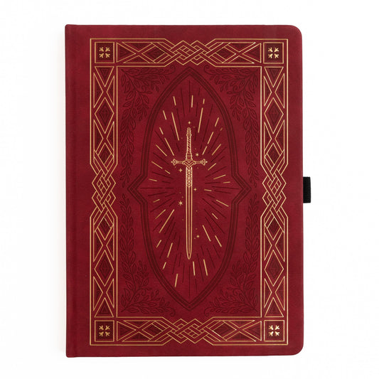Archer and Olive Knight's Sword Notebook B5