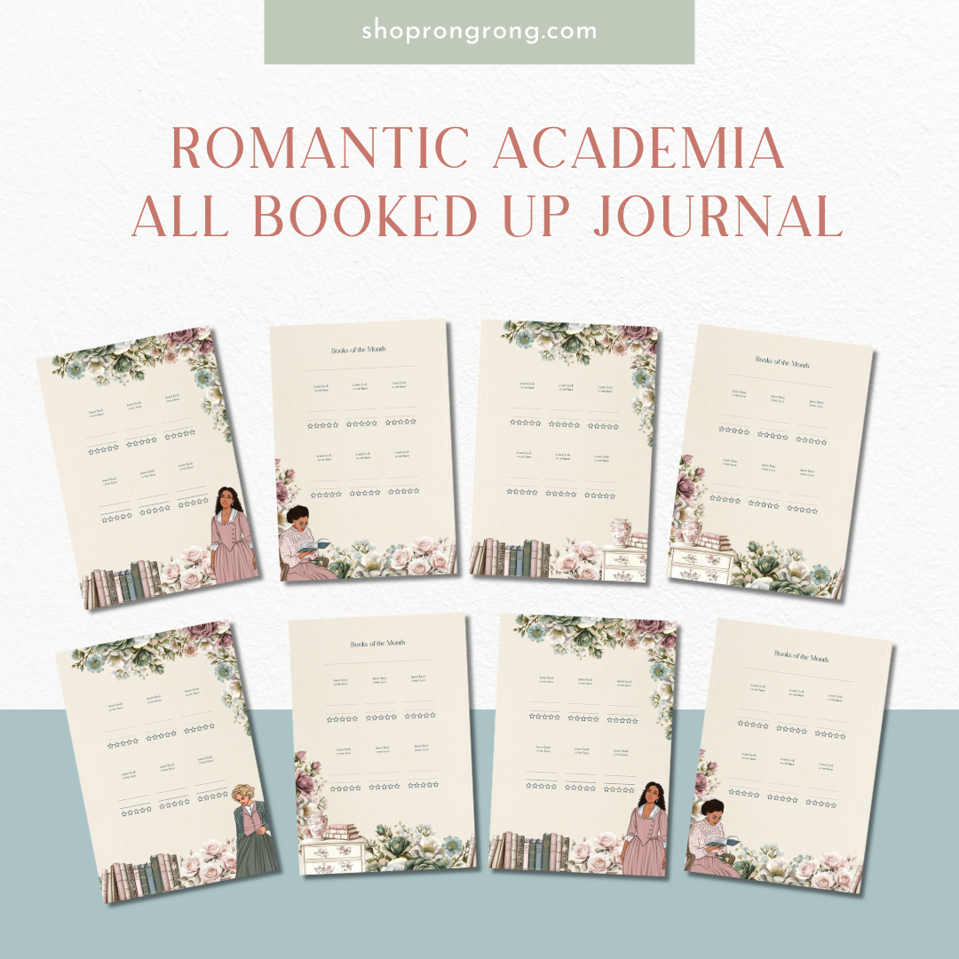 Romantic All Booked Up Reading Journal | A5 | 120 gsm