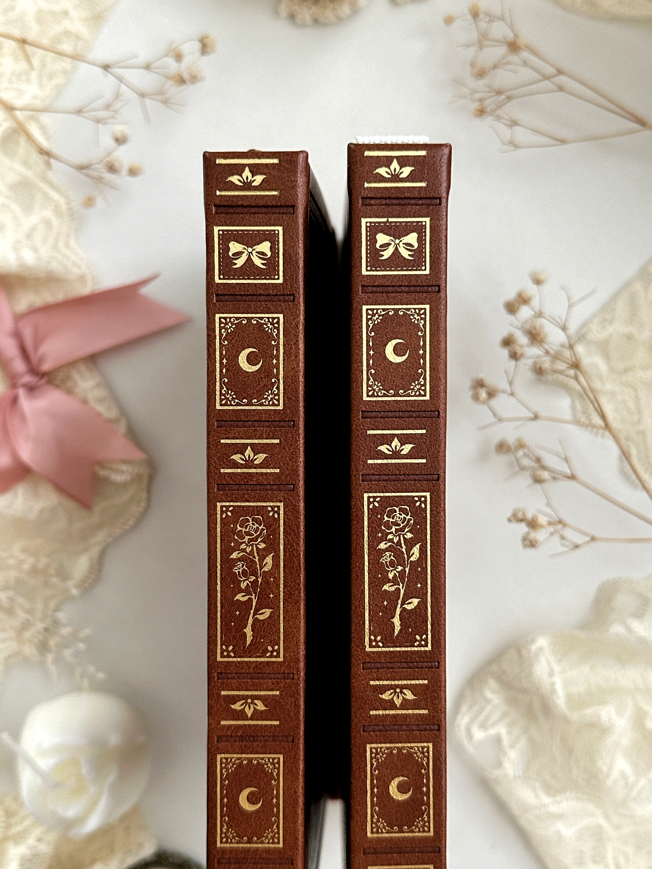 Leela B6 rose spell book dot grid