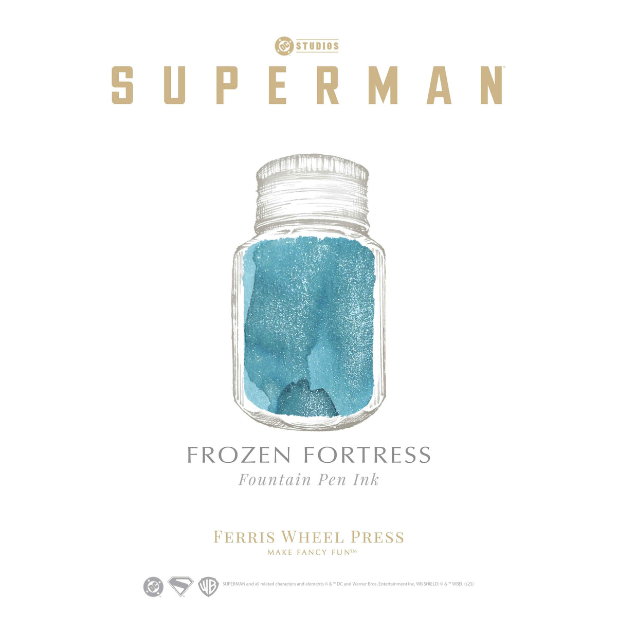 Frozen Fortress fountain pen ink swatch