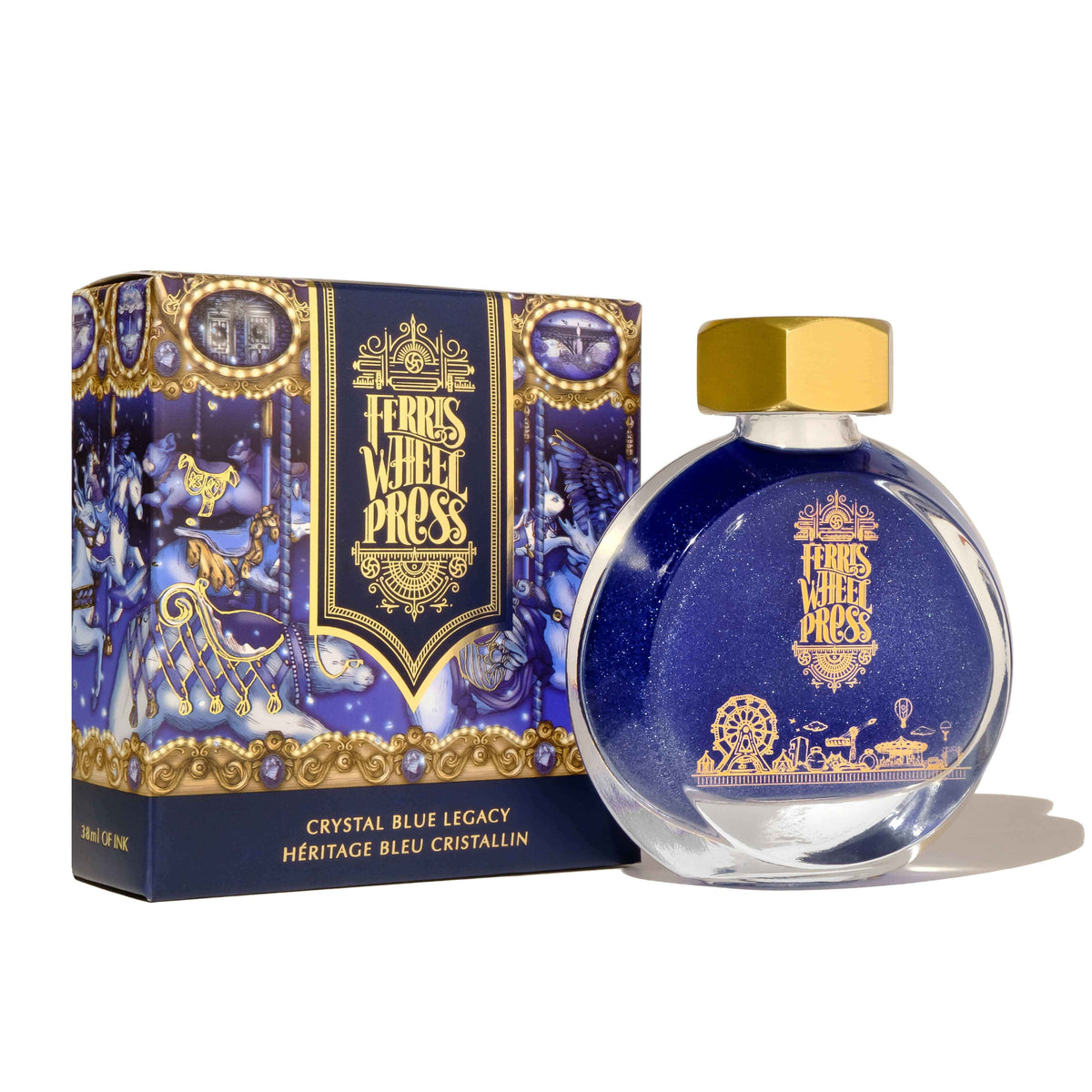 Ferris Wheel Press Crystal Blue Legacy fountain pen ink