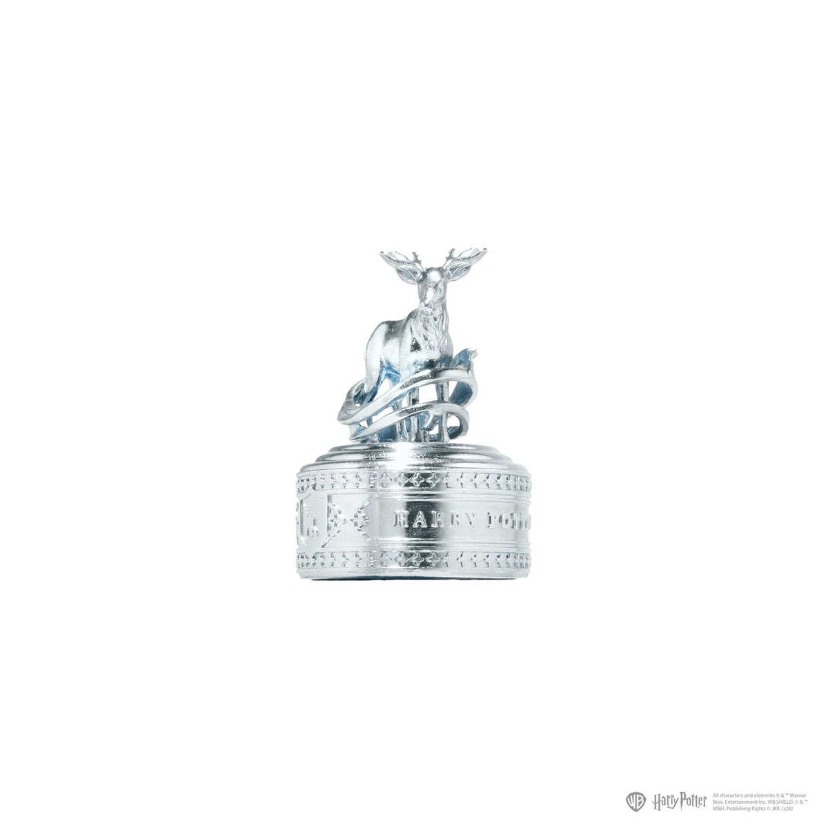 Harry Potter Patronus 25th Anniversary fountain pen ink bottle stag cap reverse detail