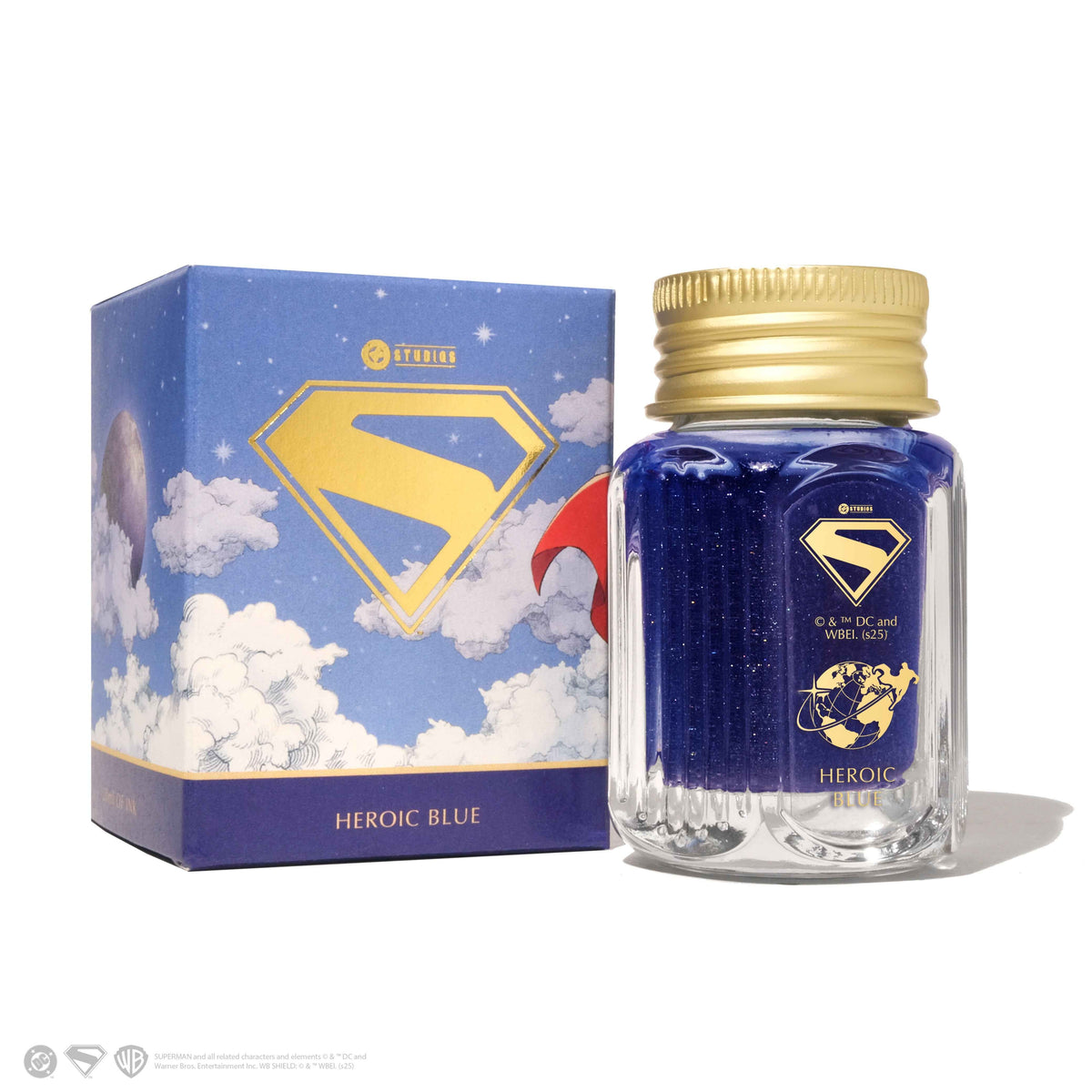 Ferris Wheel Press Superman Heroic Blue 28ml ink bottle