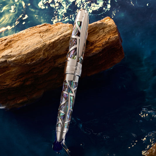 Laban Oceana Abalone Skeleton Fountain pen