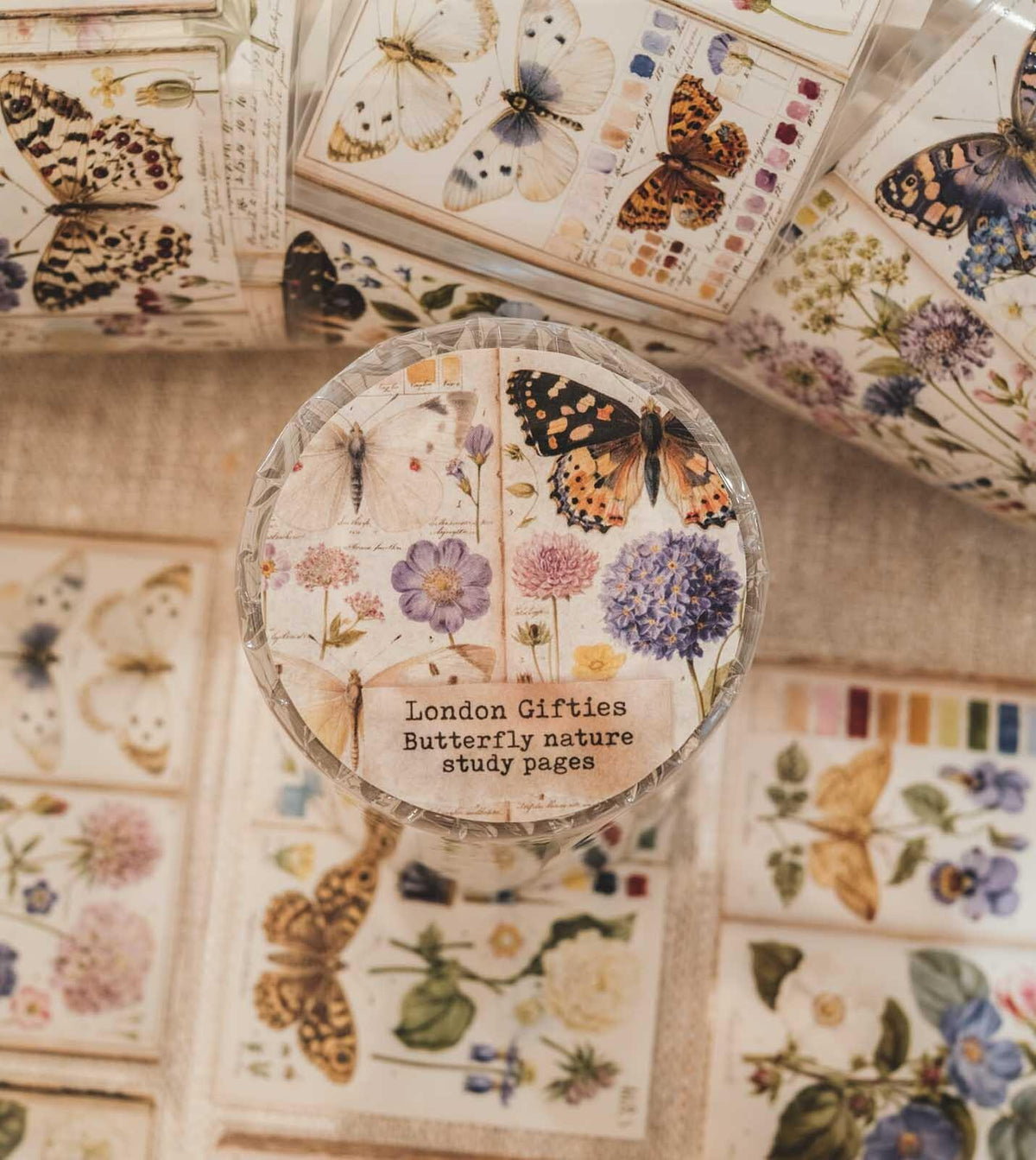 Butterfly Nature Study Pages London Gifties tape