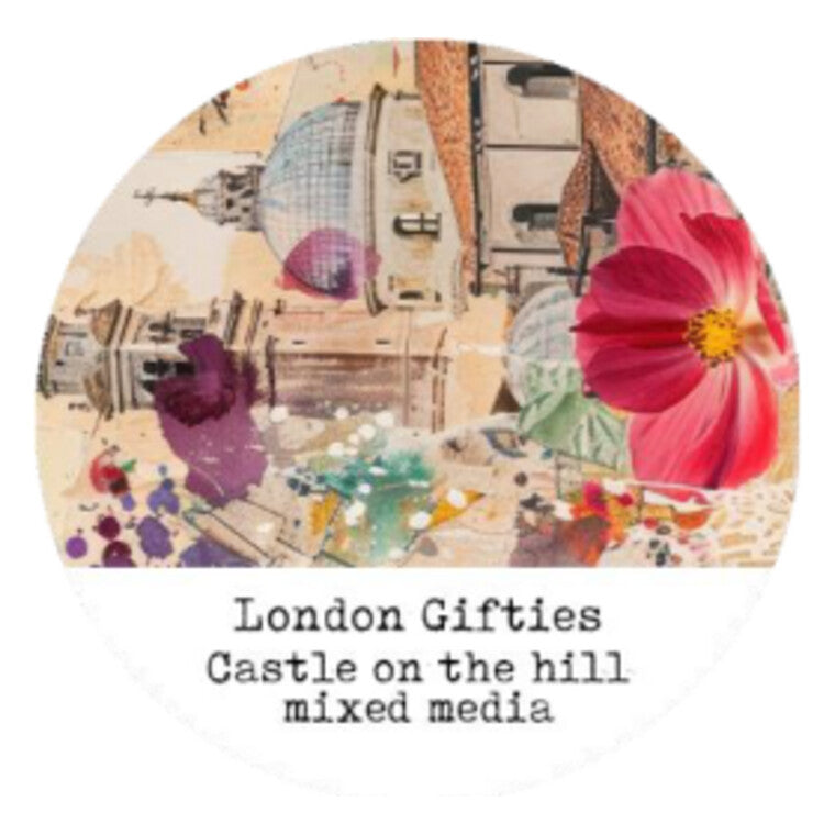 London Gifties Castle on the Hill Mixed Media 2cm Washi Tape with Holographic Foil