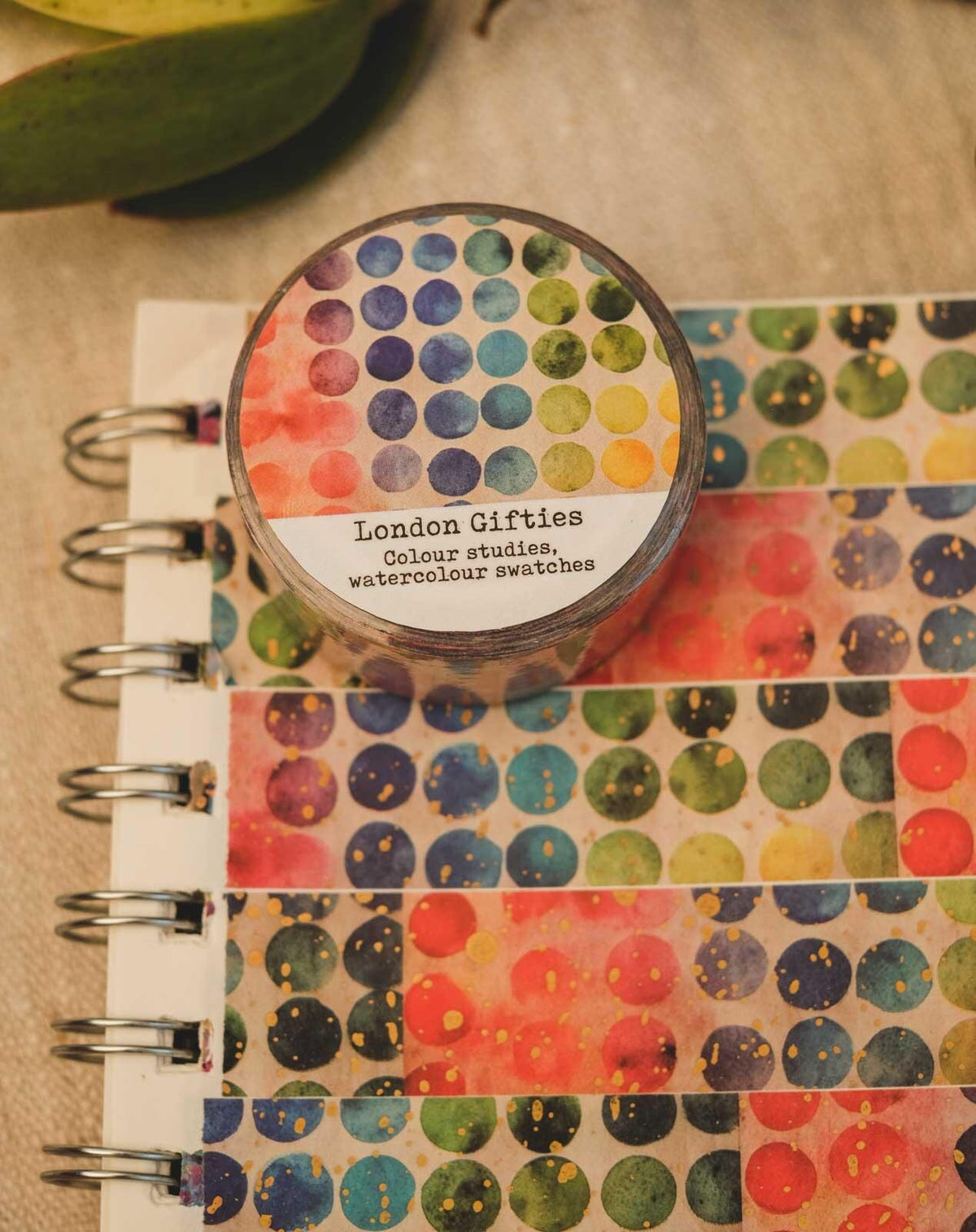 London Gifties Colour studies, watercolour swatches washi tape image 2