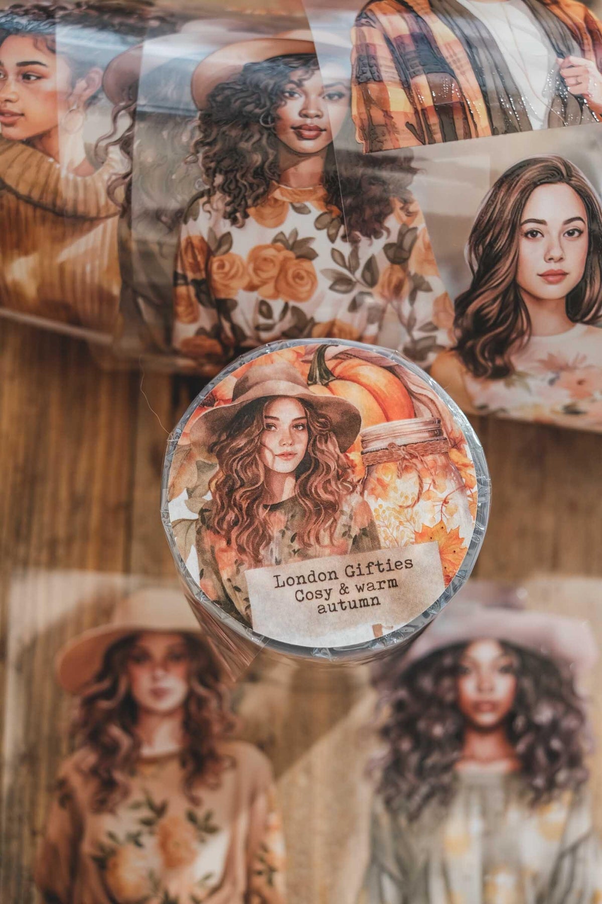 Cosy & Warm Autumn 6 cm PET tape — supplier image 1