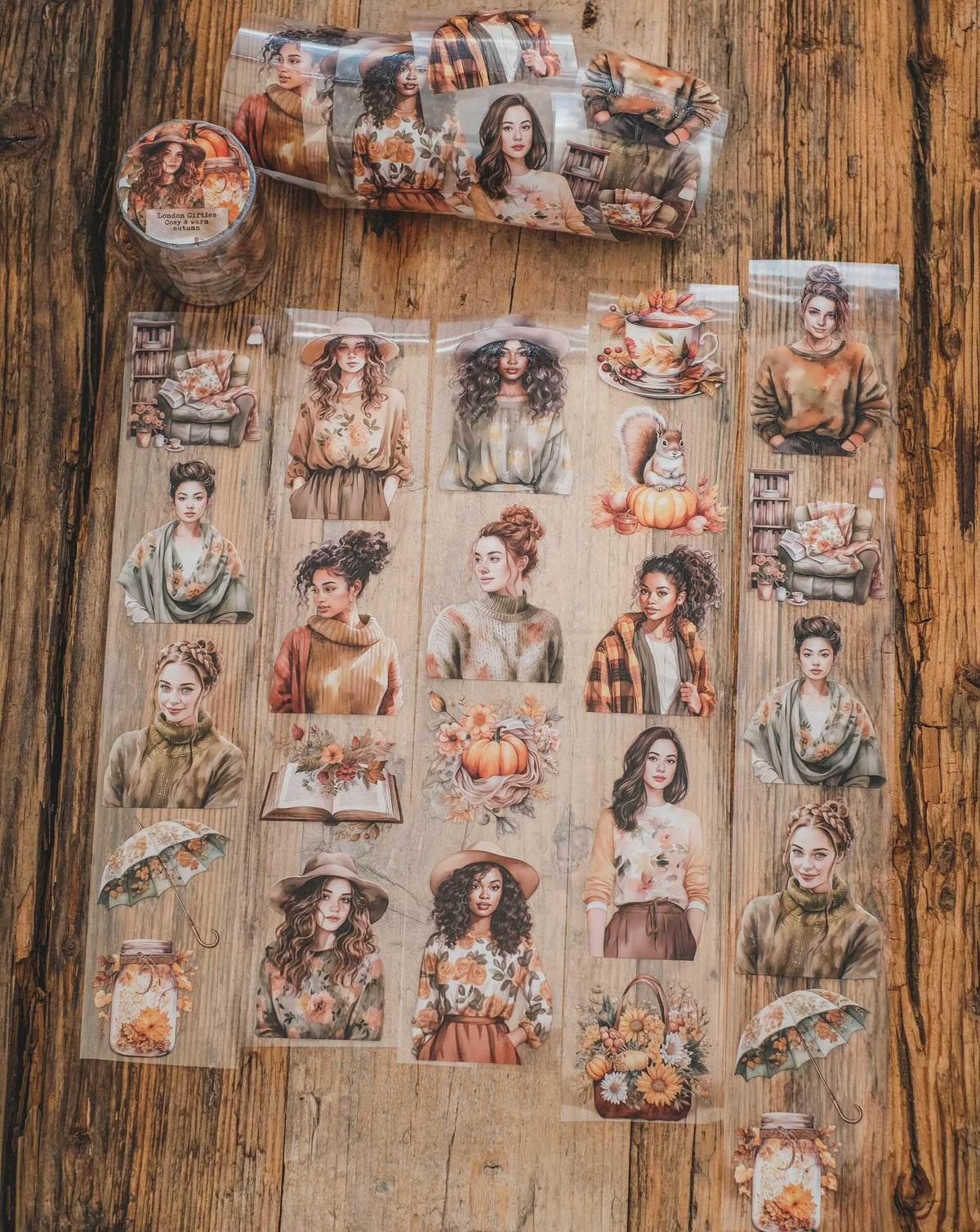 Cosy & Warm Autumn 6 cm PET tape — supplier image 3