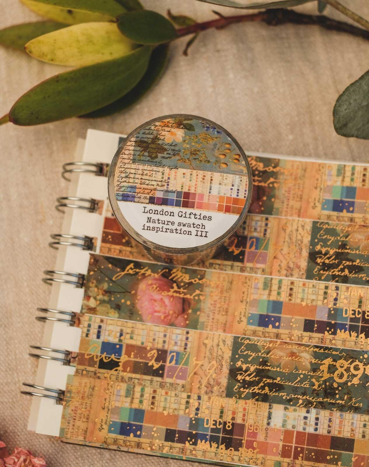 London Gifties Nature swatch inspiration III washi tape image 1