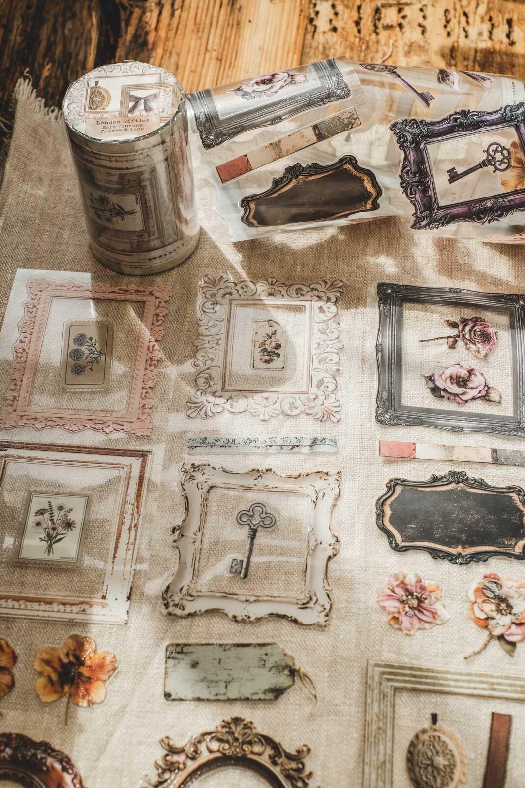 Soft Vintage Frames & Lace London Gifties tape