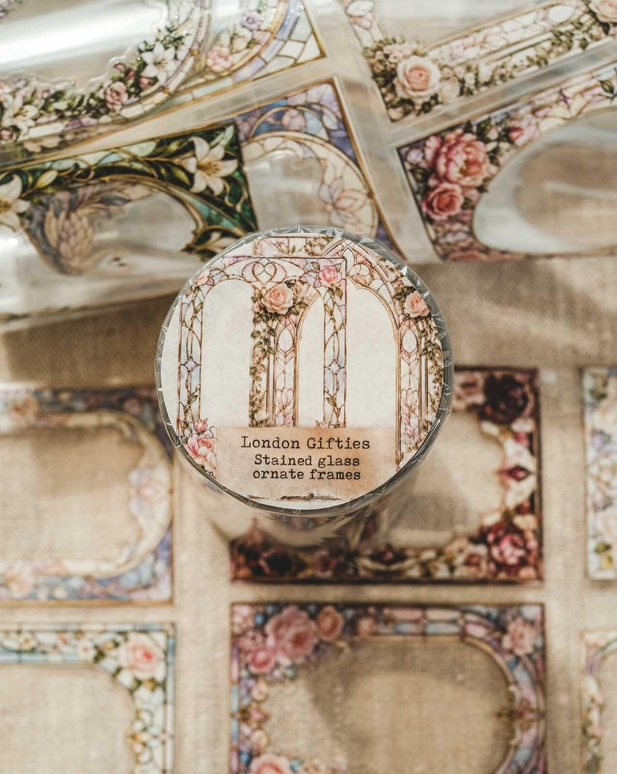 Stained Glass Ornate Frames London Gifties tape