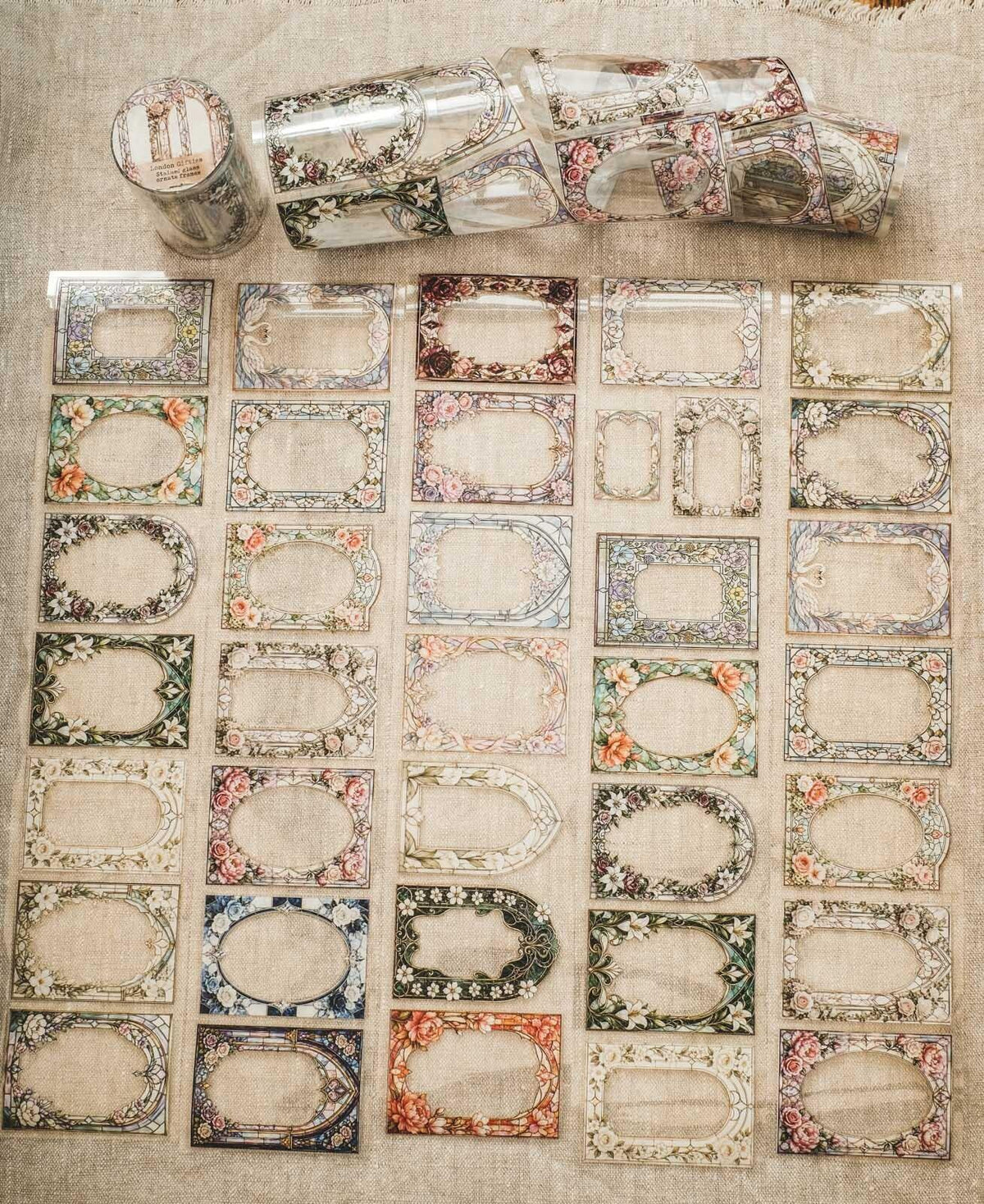 Stained Glass Ornate Frames London Gifties tape