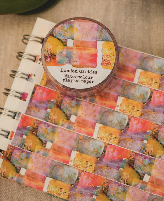 London Gifties Watercolour play on paper washi tape image 1