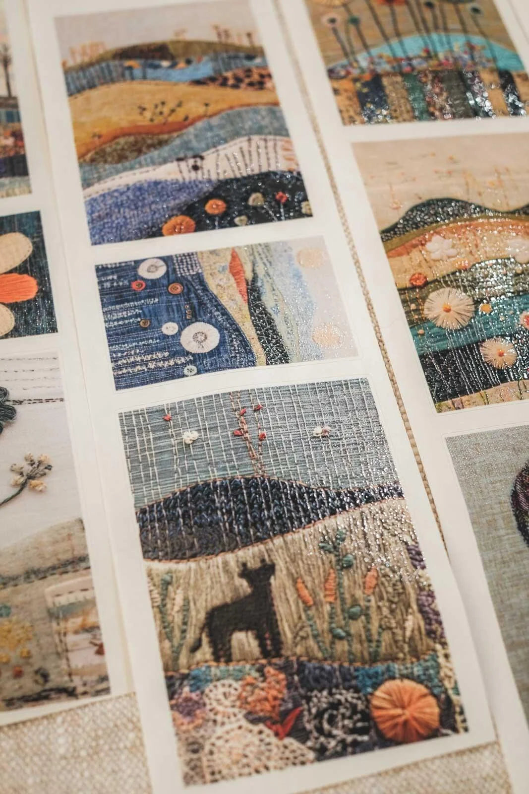 Embroidery of Everyday Scenes 6cm wide glossy 3D kiss-cut Washi Tape