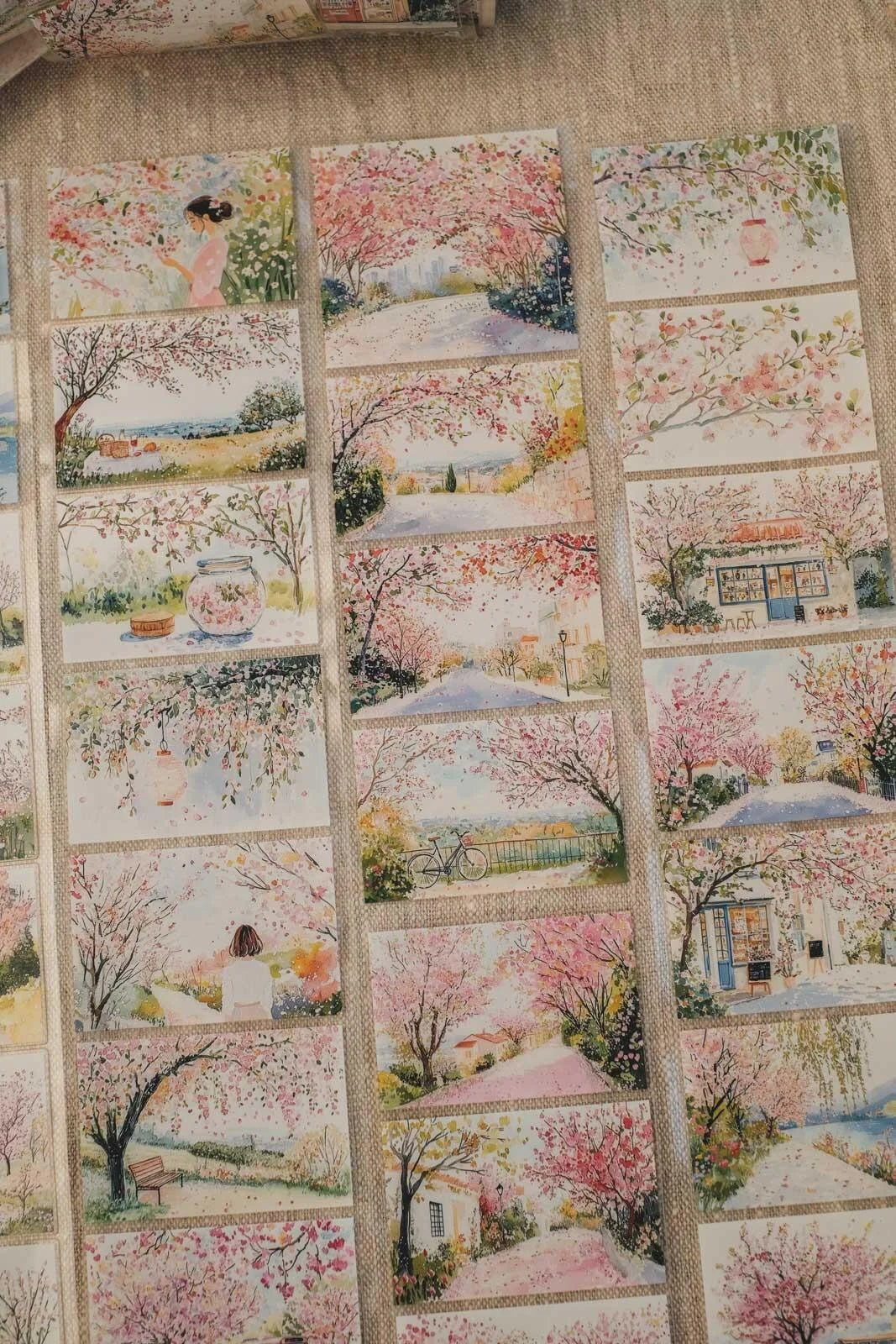 Sweet Sakura Time 7cm wide glossy 3D kiss-cut PET & Washi Tape
