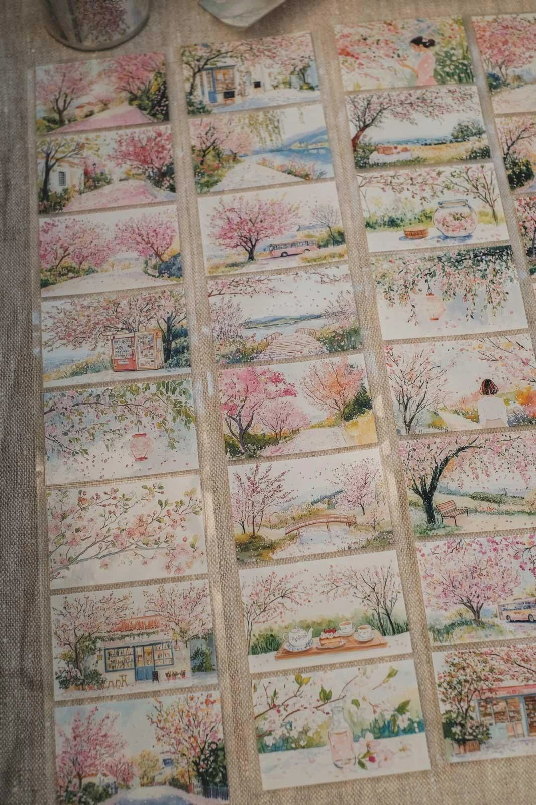 Sweet Sakura Time 7cm wide glossy 3D kiss-cut PET & Washi Tape