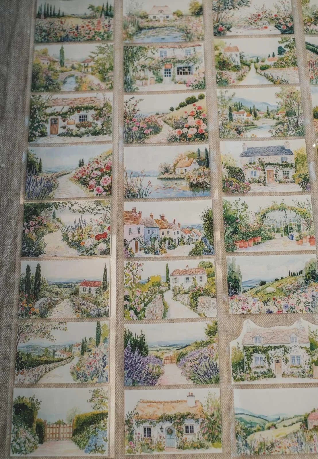 Fresh Countryside Village Air 7cm wide glossy 3D kiss-cut PET & Washi Tape
