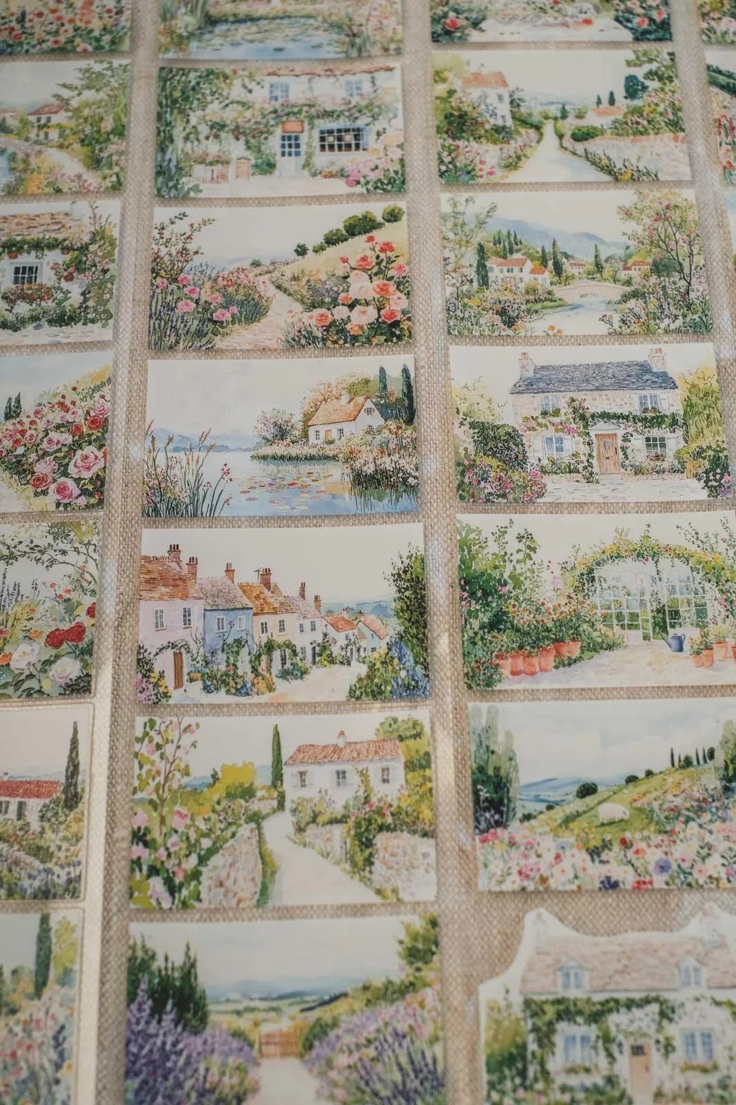 Fresh Countryside Village Air 7cm wide glossy 3D kiss-cut PET & Washi Tape