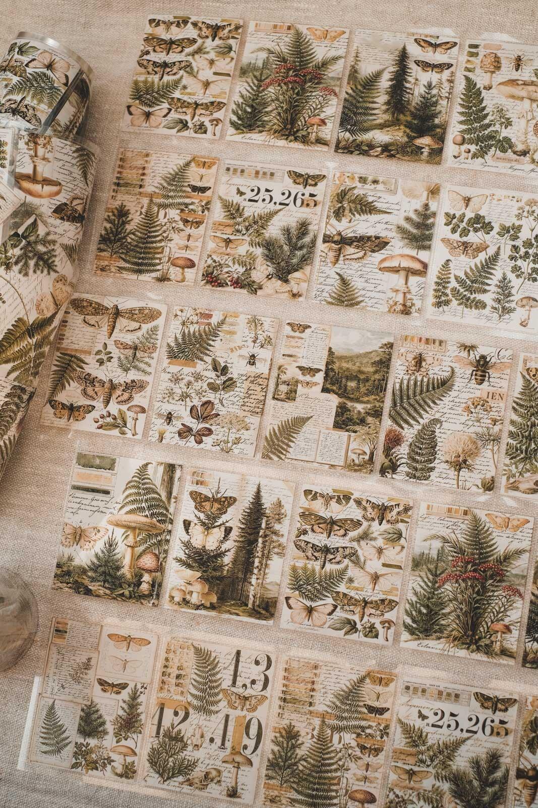 Woodland Sketchbook Notes 8cm Wide Kiss Cut Ink PET Tape — image 7