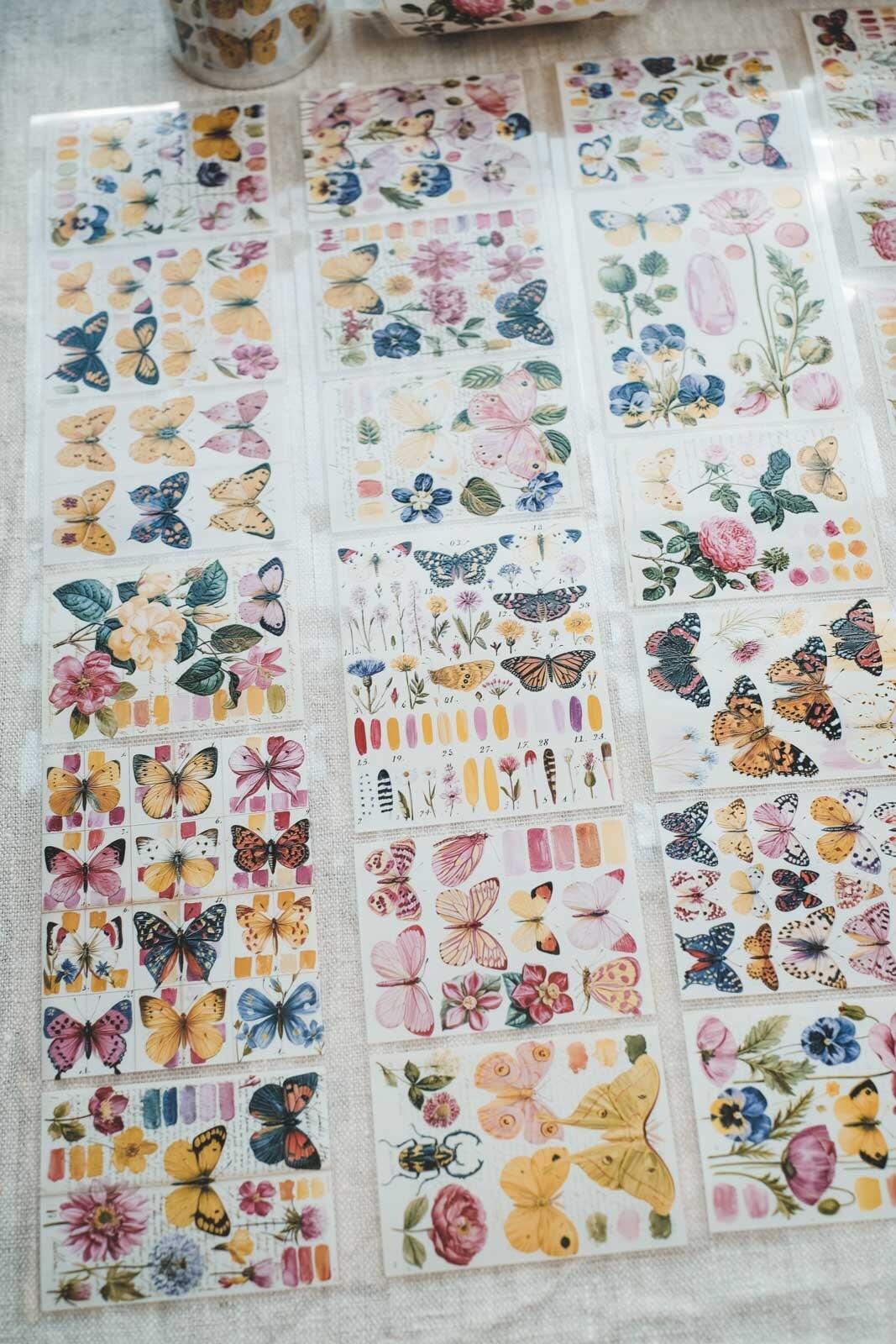 Butterflies: Notes of Colour 8cm Wide Kiss Cut Ink PET Tape — image 6