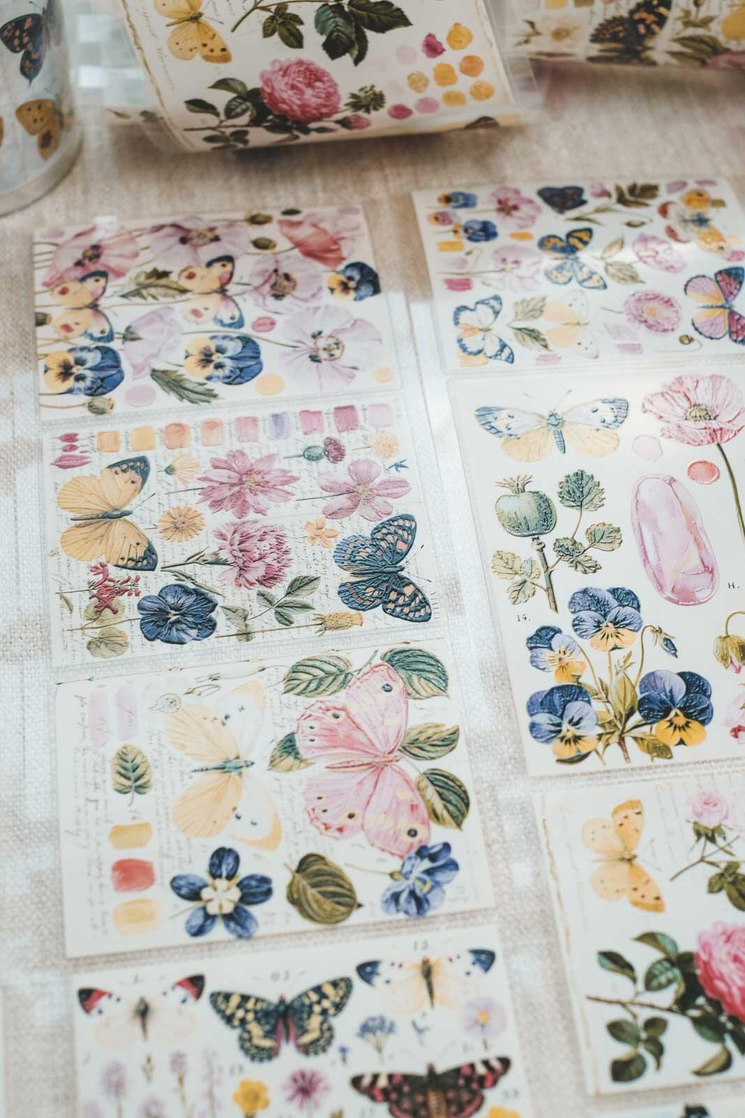 Butterflies: Notes of Colour 8cm Wide Kiss Cut Ink PET Tape — image 11