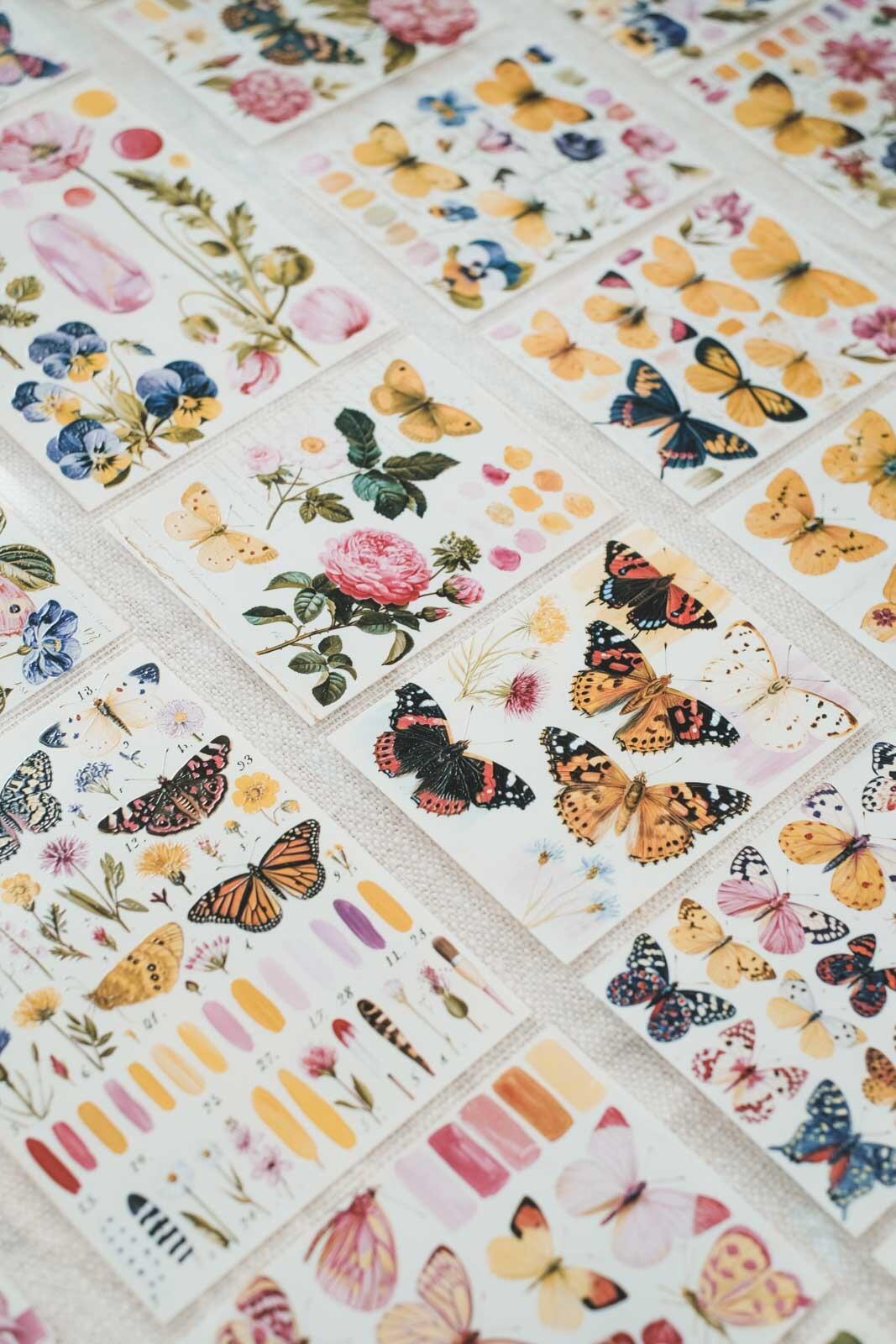 Butterflies: Notes of Colour 8cm Wide Kiss Cut Ink PET Tape — image 13