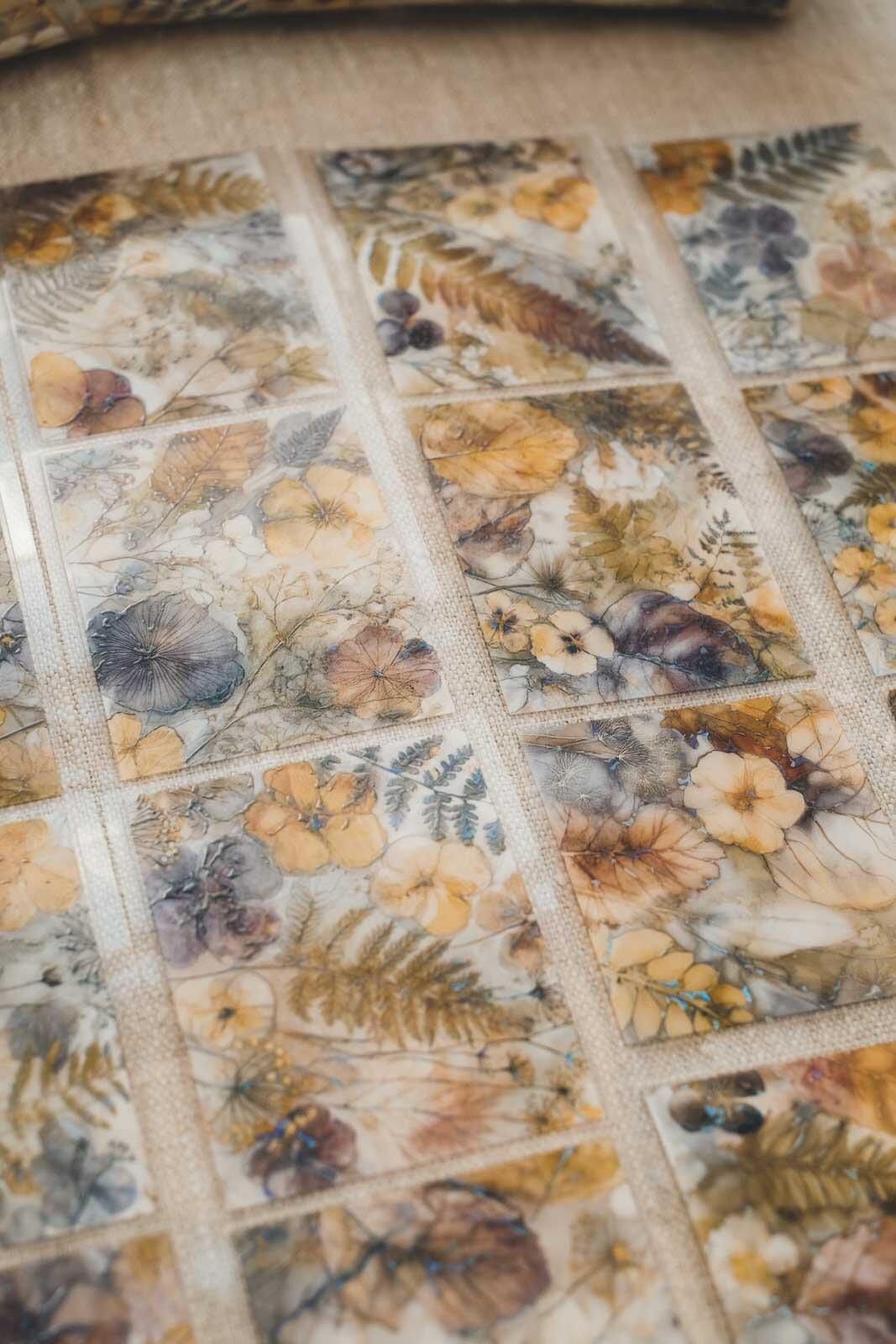 Freshly Pressed Florals & Ferns 6cm Wide Holographic Kiss-Cut 3D Gloss PET Tape — image 8