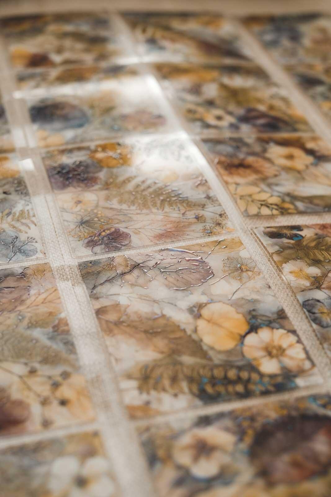 Freshly Pressed Florals & Ferns 6cm Wide Holographic Kiss-Cut 3D Gloss PET Tape — image 10