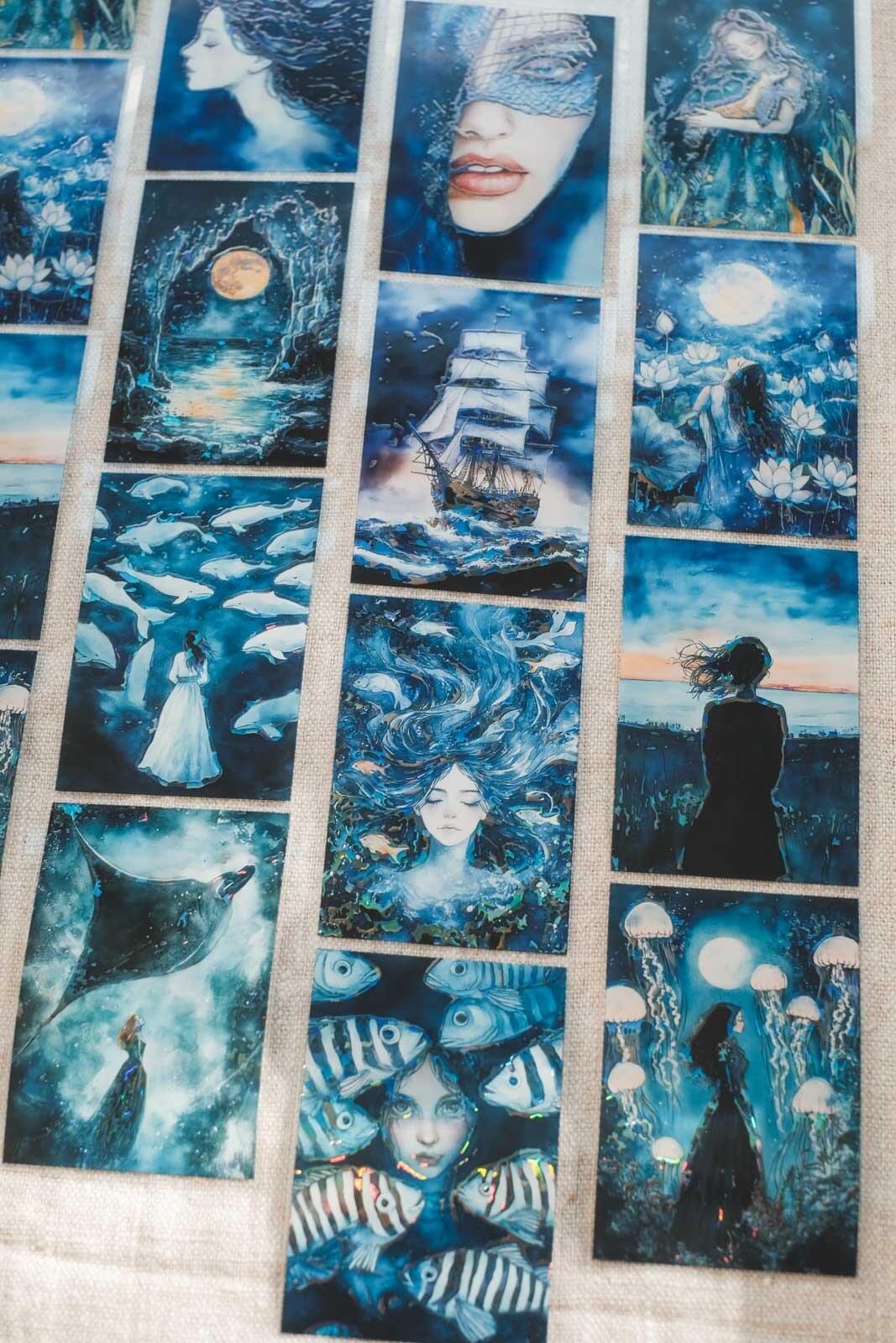 Sea Siren's Call 6cm Wide Holographic Kiss-Cut 3D Gloss PET Tape — image 5