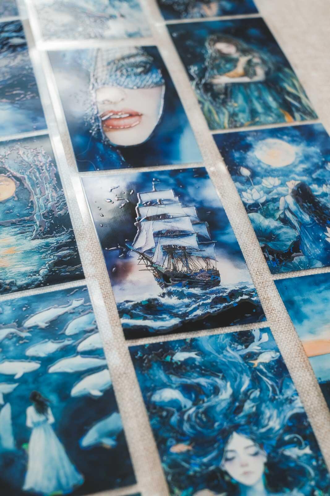 Sea Siren's Call 6cm Wide Holographic Kiss-Cut 3D Gloss PET Tape — image 10