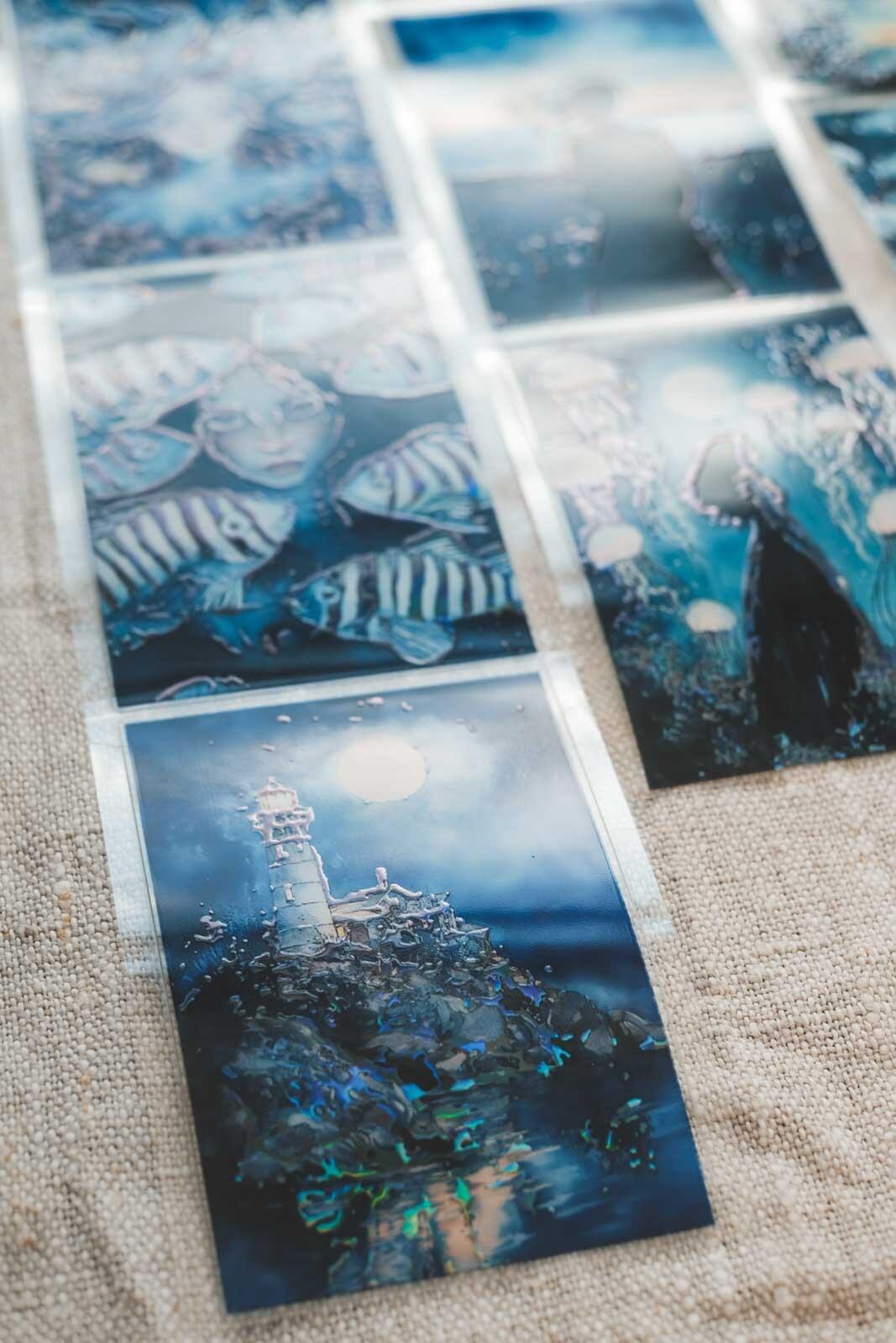 Sea Siren's Call 6cm Wide Holographic Kiss-Cut 3D Gloss PET Tape — image 14