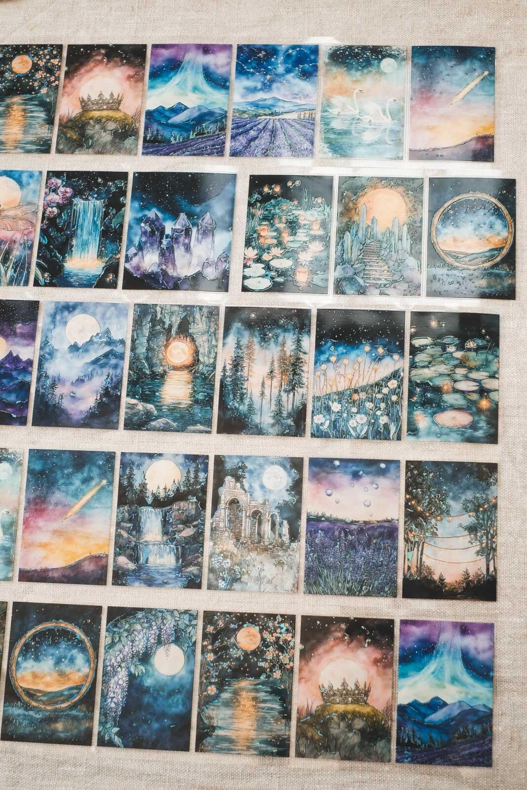 Magical Moonlit Forest Tales 8cm Wide Holographic Kiss-Cut 3D Gloss PET Tape — image 7