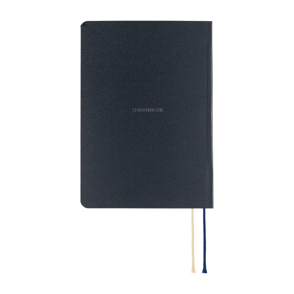 Hobonichi 2027 A6 HON Slash Navy planner detail