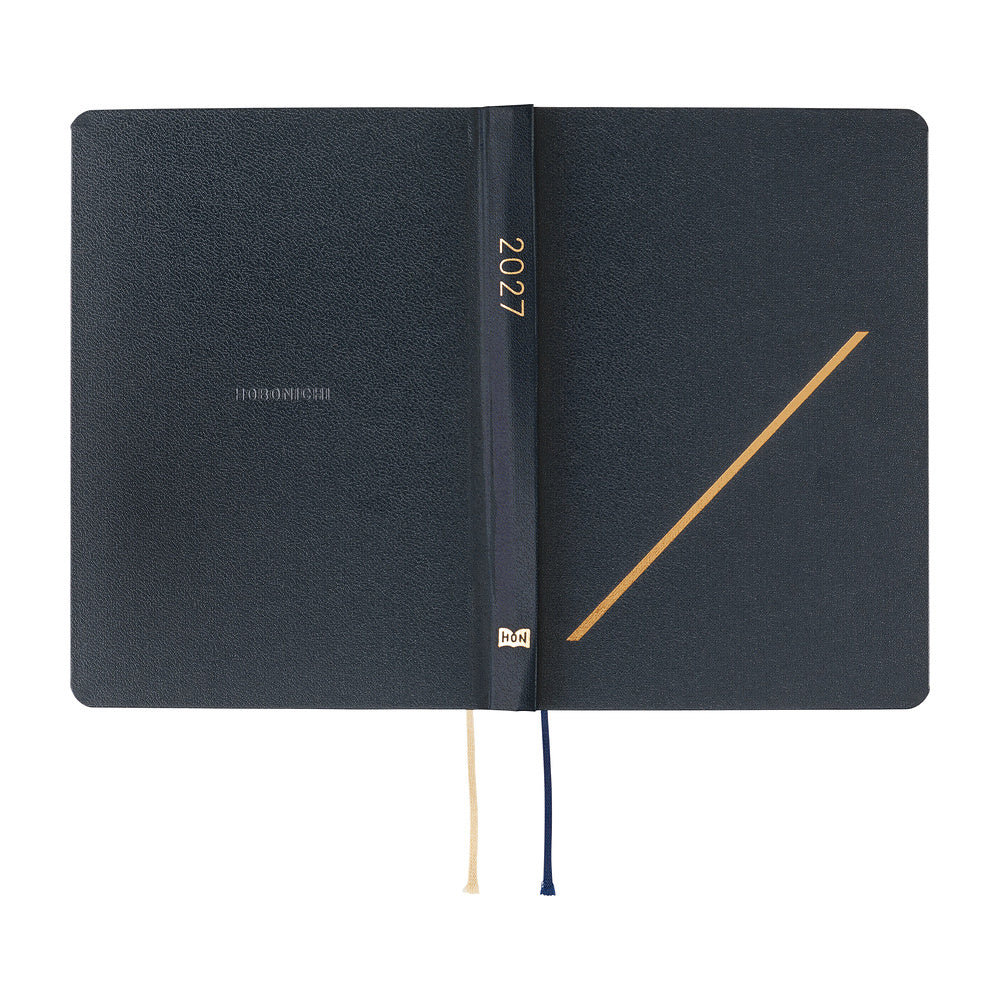 Hobonichi HON Slash Navy A6 hardcover planner