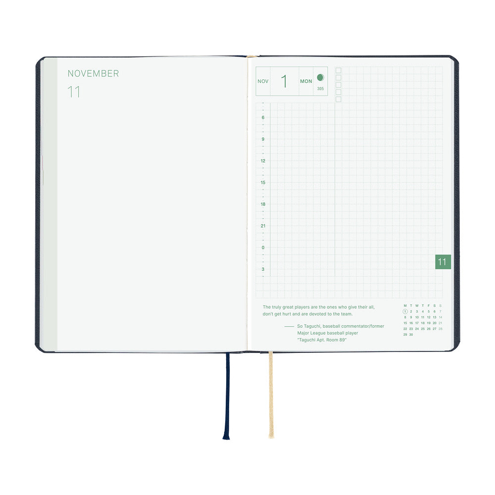 Hobonichi 2027 HON A6 interior information