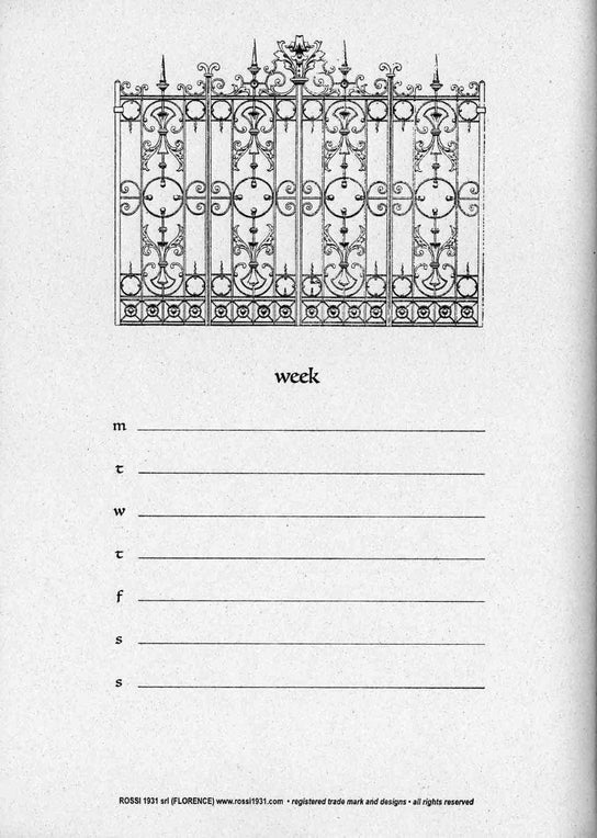 Rossi Stitched Softcover Journal — Palmistry, A5